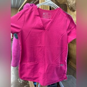 Shocking Pink XS figs scrubs